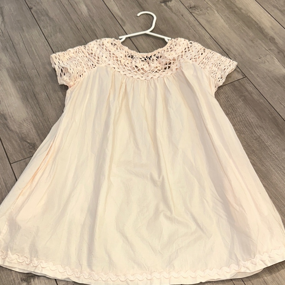 Zara Cream Lace Kids Dress